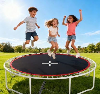 Premium Round Trampoline Jump Mat – Spare Mesh for Outdoor Trampolines