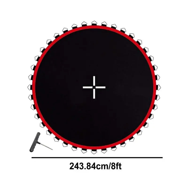 Premium Round Trampoline Jump Mat – Spare Mesh for Outdoor Trampolines